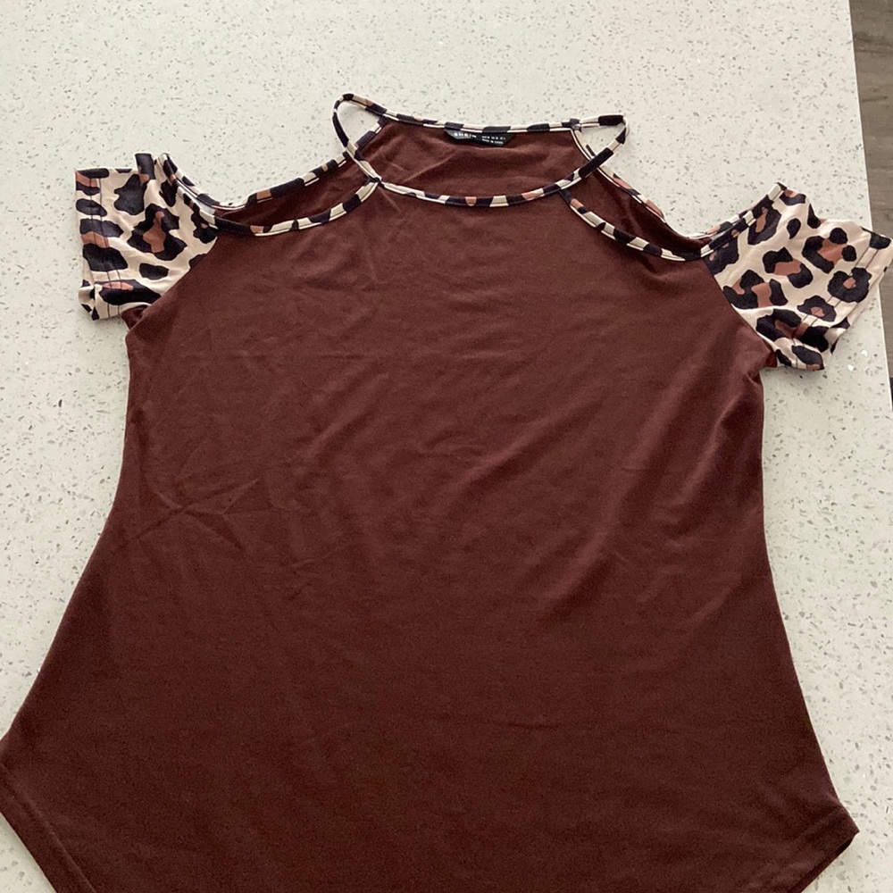 Shein Cold Shoulder Tee Shirt